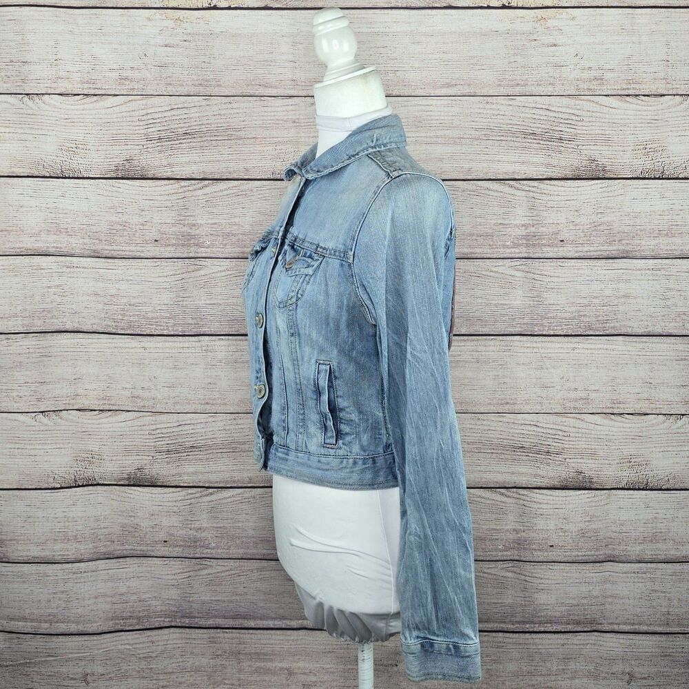 American Eagle Western Aztec Boho Embroidered Jea… - image 2